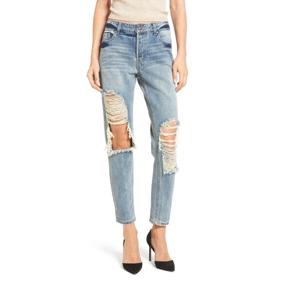 AFRM | Cyrus High Rise Ankle Jeans | 27 - Picture 1 of 4